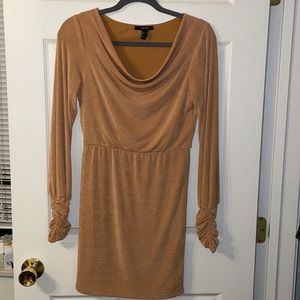 Cowl Neck Sparkle Dress